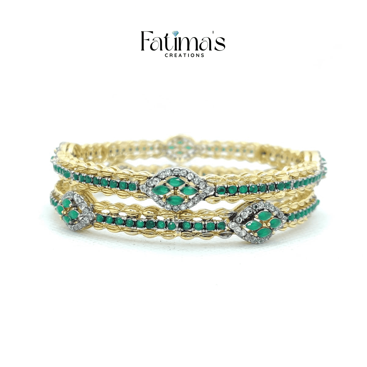 Oxidized Charm Bangles – A Symphony of Blue Elegance