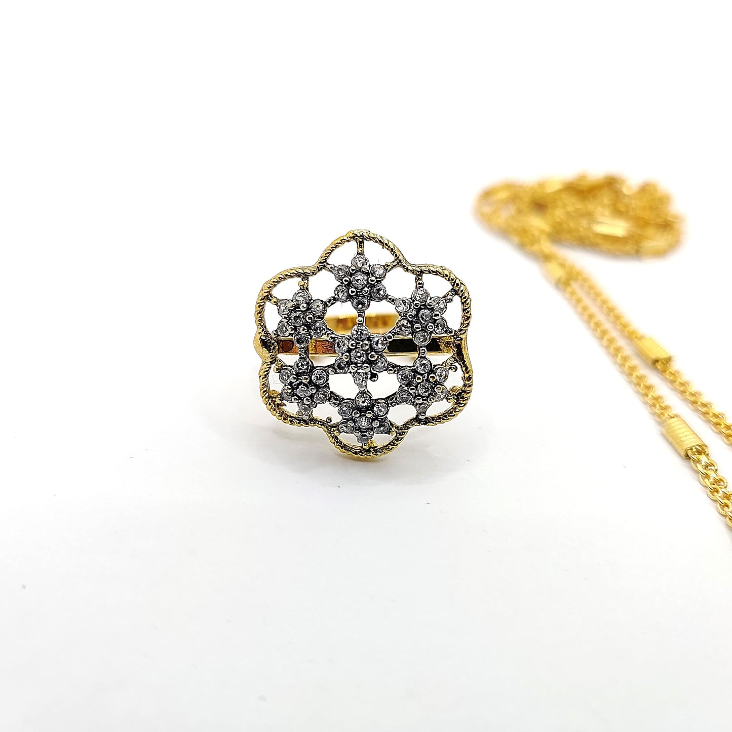 Classical Combo Jewelry Set – Timeless Locket, Earrings & Ring Set | Traditional Handmade Jewelry Set