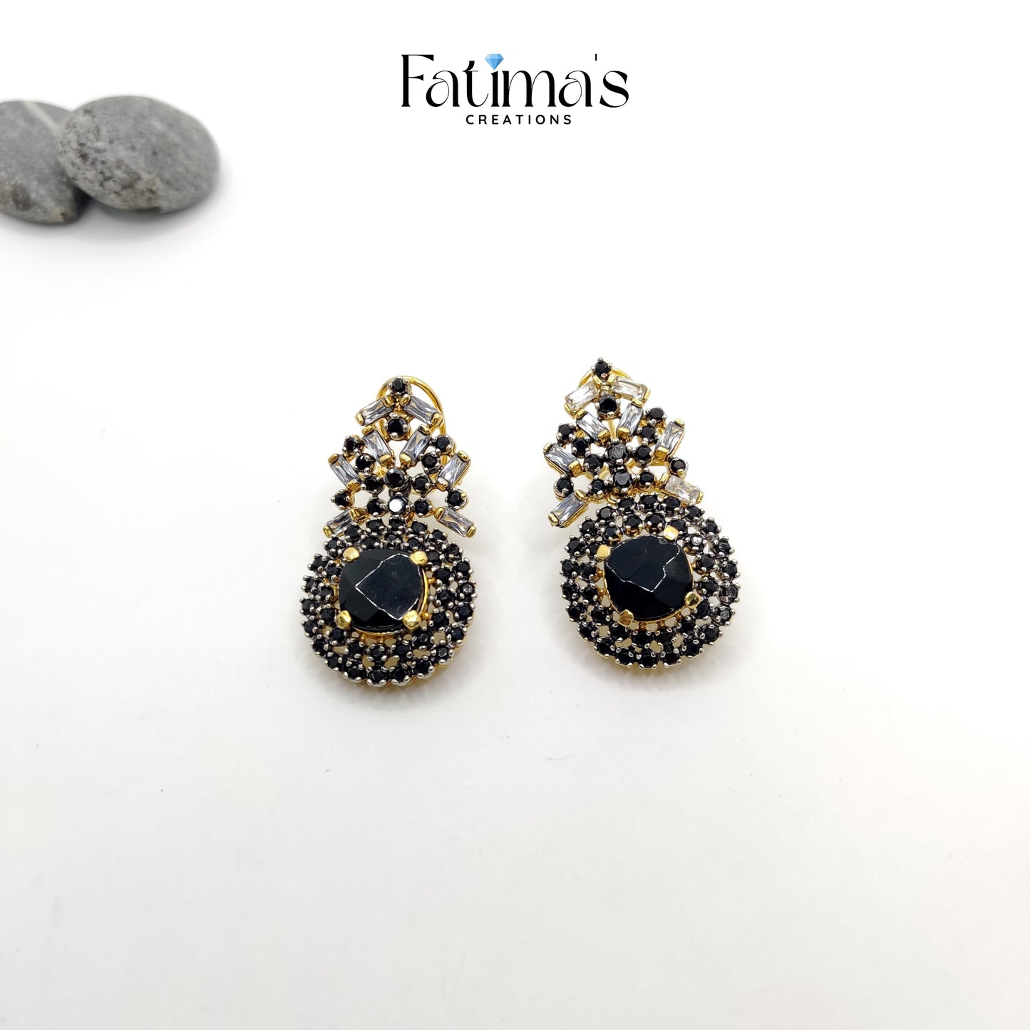 Radiant Dream Studs β Handcrafted Drop-Style Stone Earrings for Women | Elegant Party & Festive Jewelry