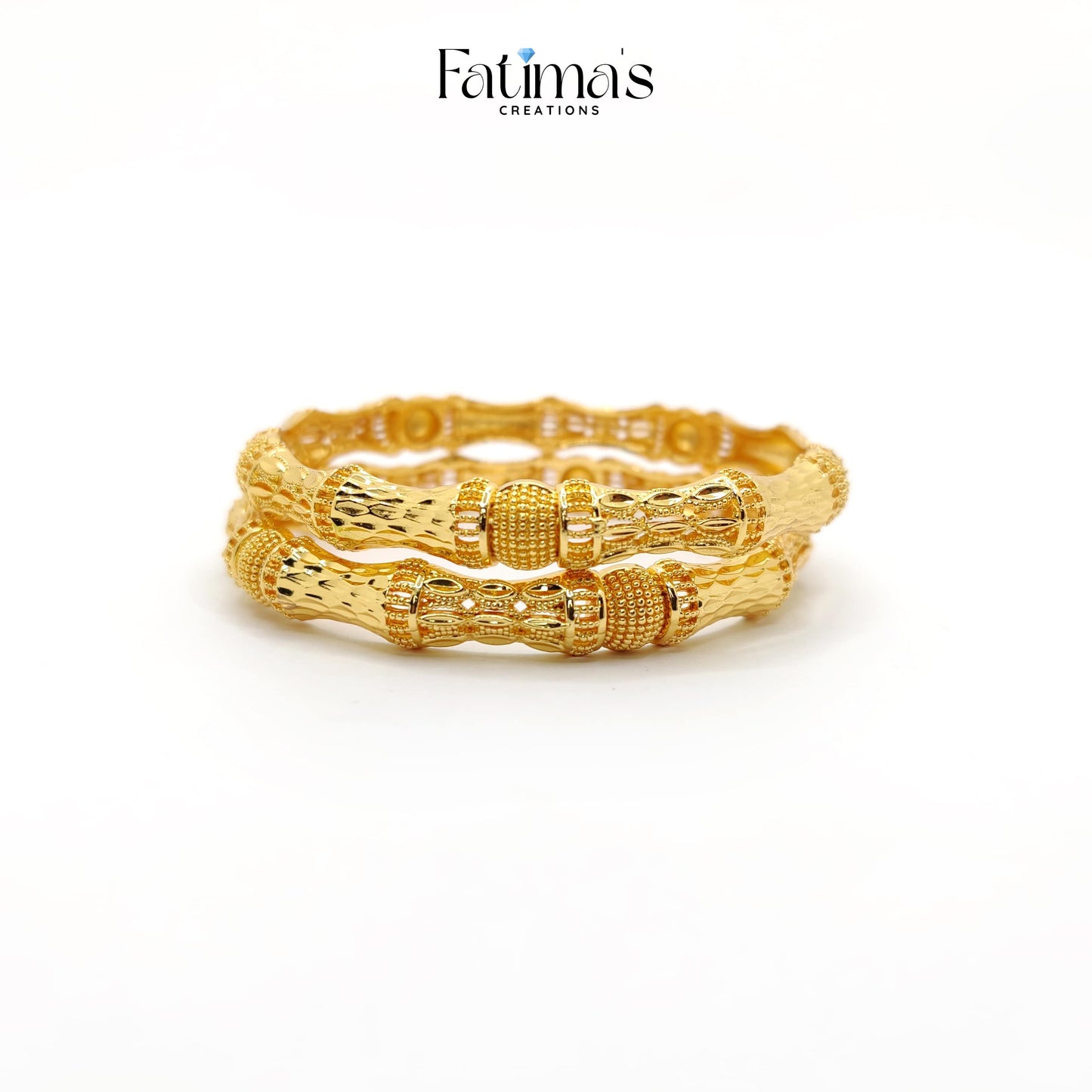 Glow Bangles – High Shine Gold Plated Artificial Bangles for Women