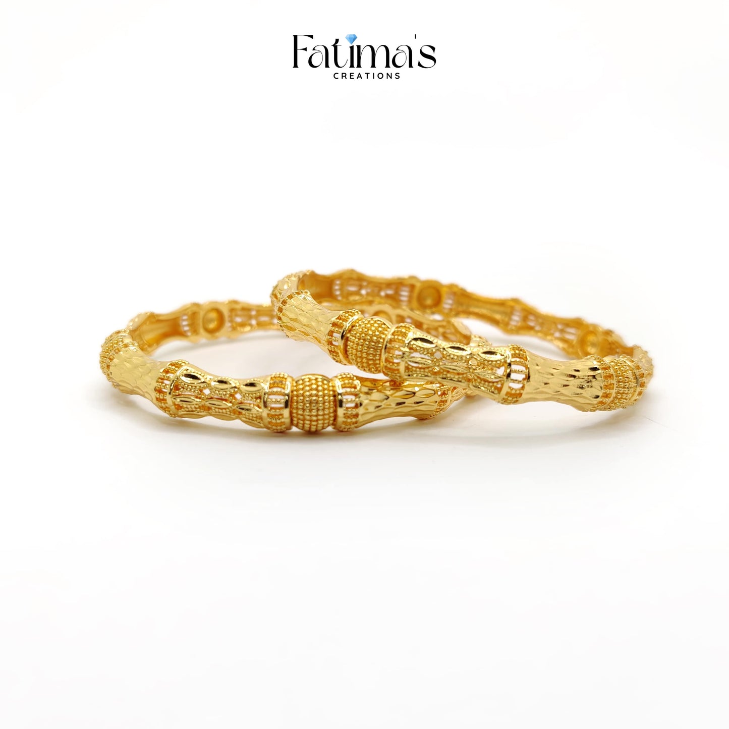 Glow Bangles – High Shine Gold Plated Artificial Bangles for Women