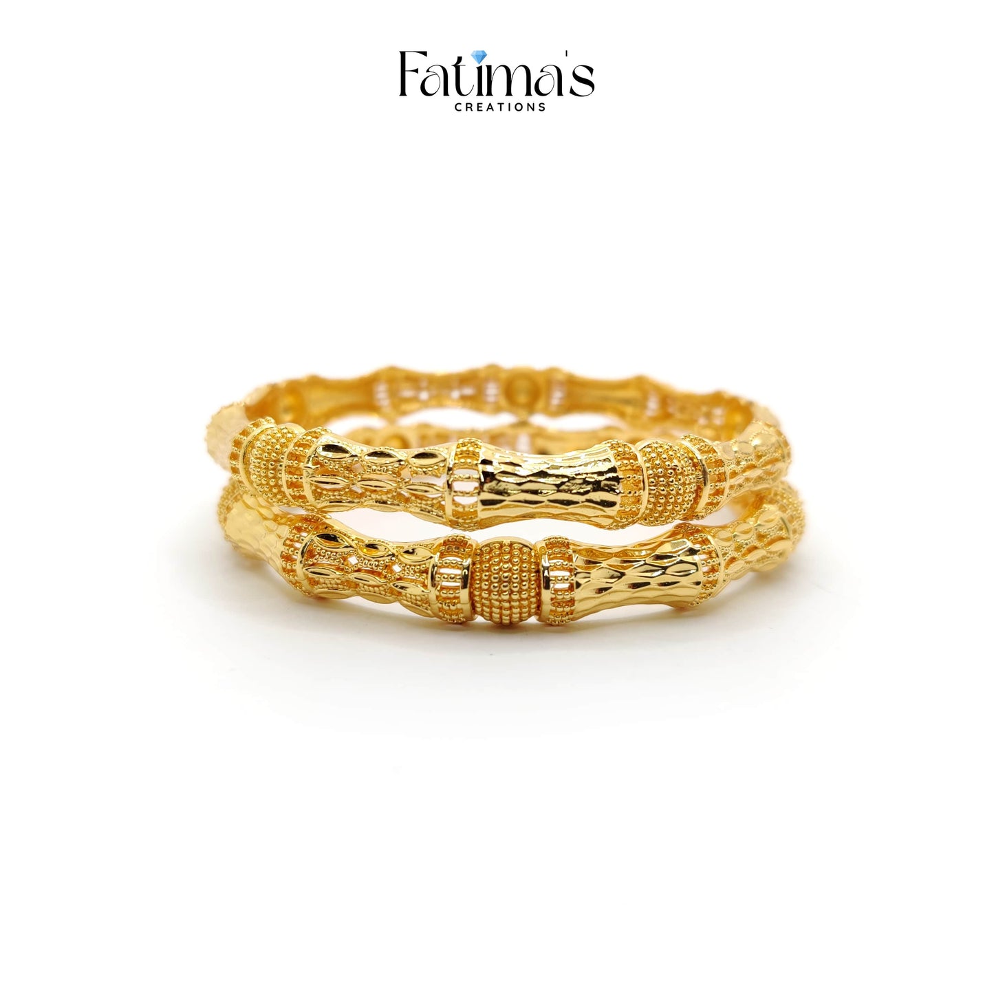 Glow Bangles – High Shine Gold Plated Artificial Bangles for Women