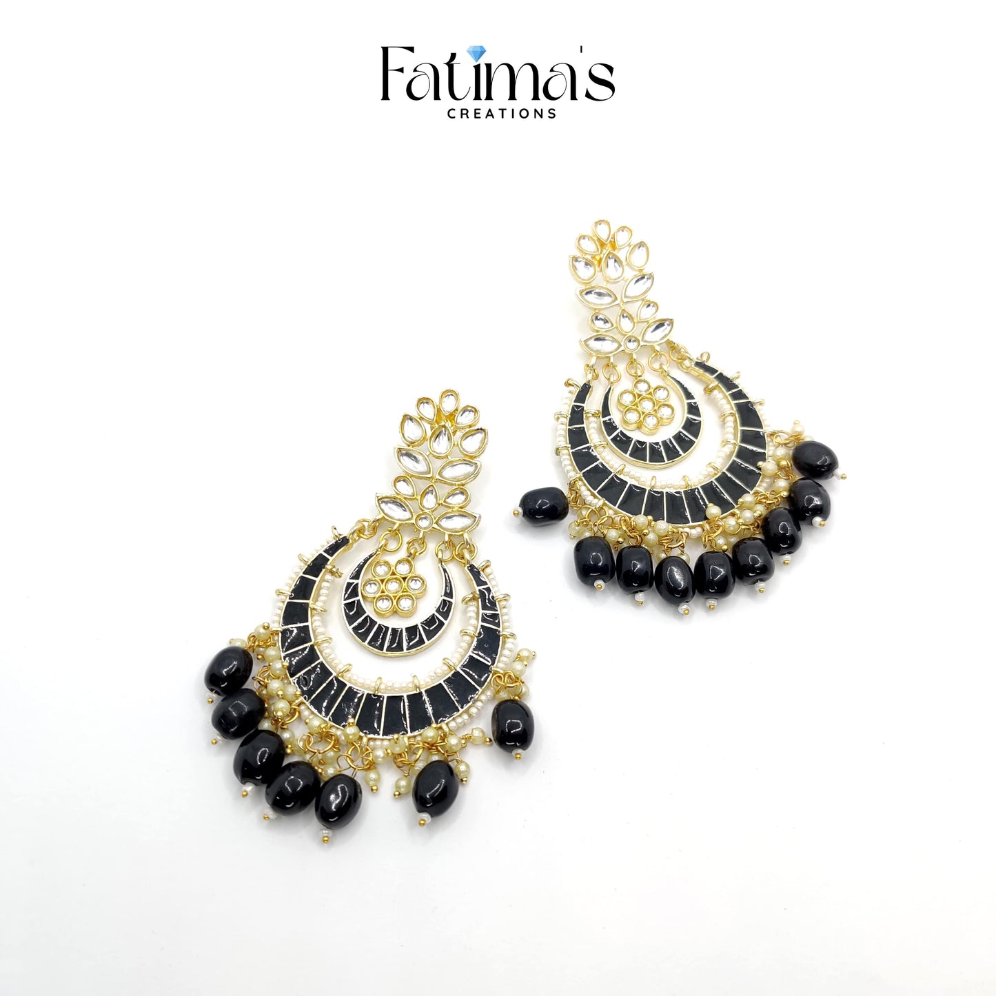 Angelic Flare Earrings – Red Kundan Statement Earrings for Weddings & Festive Looks