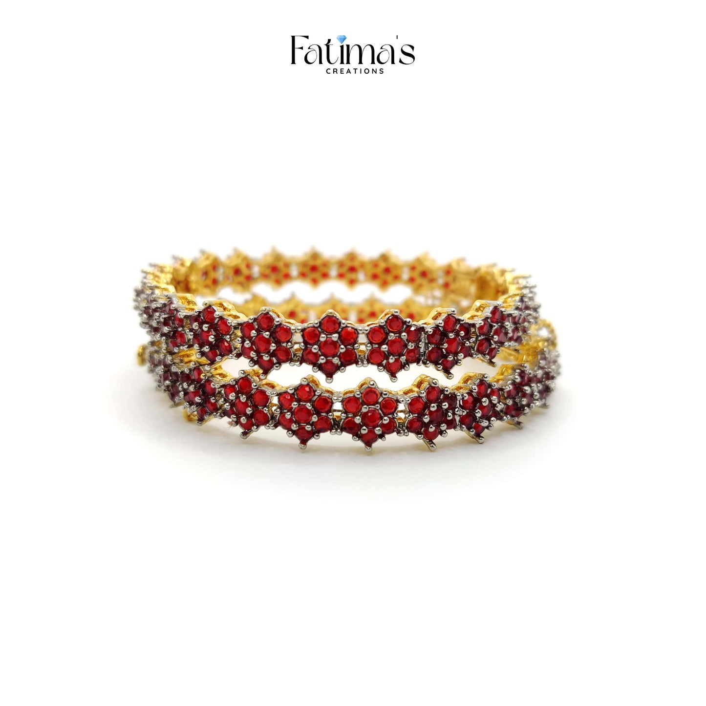 🖤 Classic Charm Karray – Black Stone Bridal Bangles by Fatima’s Creations