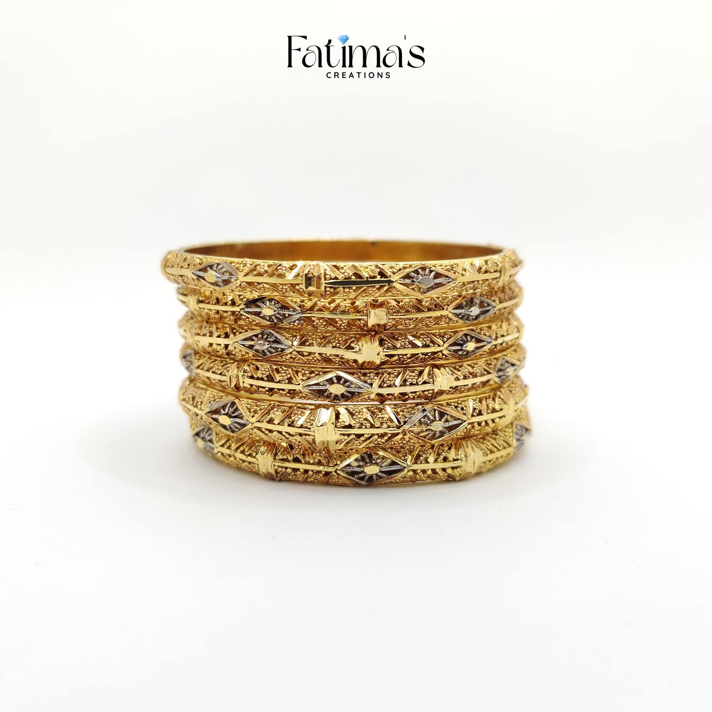 Glisten Bangles – Antique Gold Plated Artificial Bangles for Women