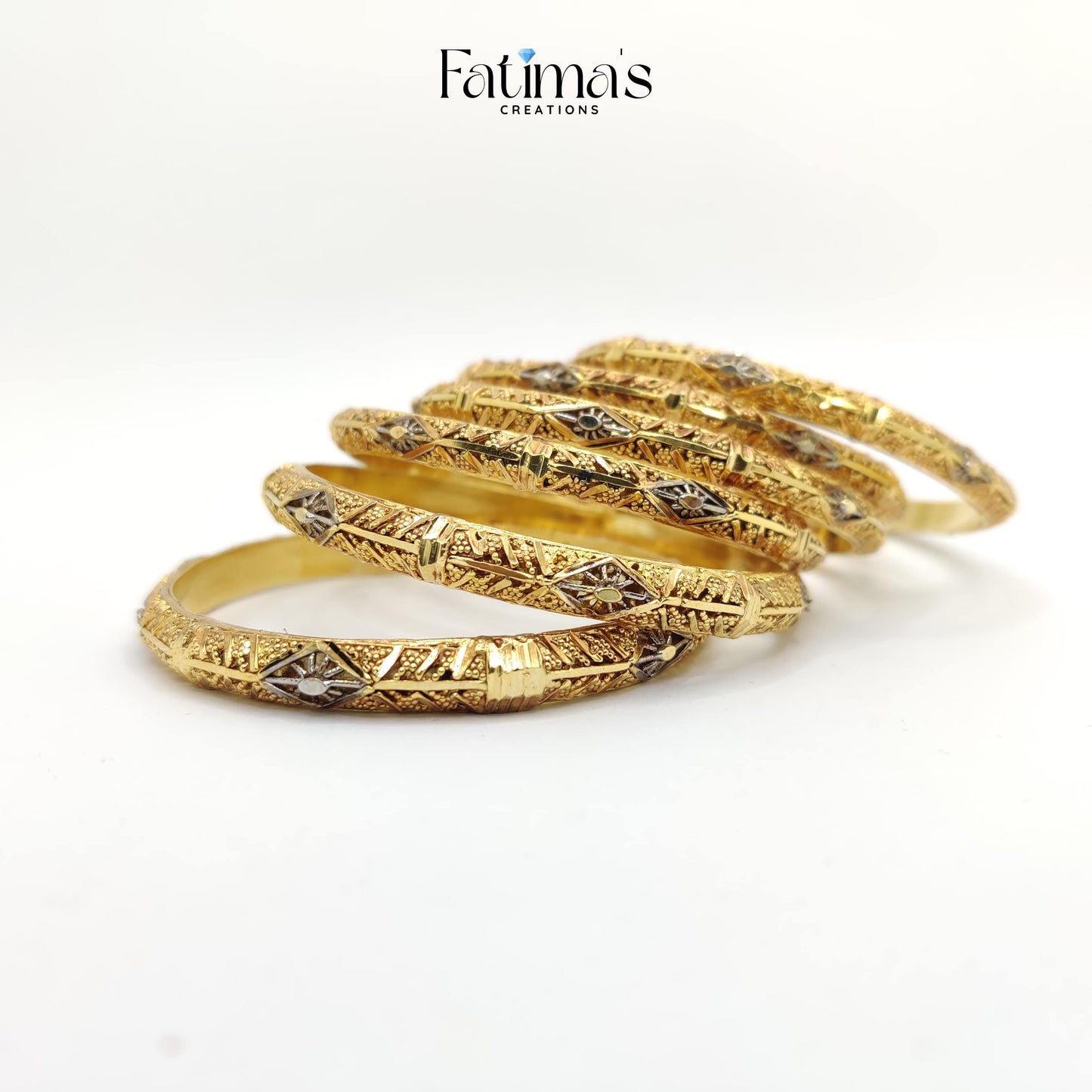 Glisten Bangles – Antique Gold Plated Artificial Bangles for Women