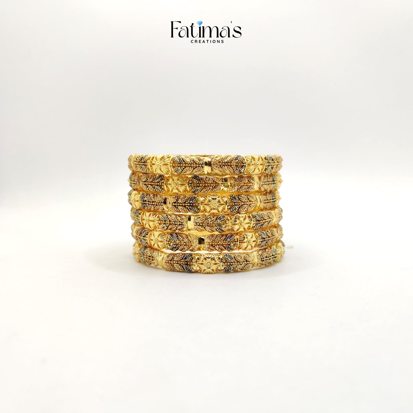 Royal Charm Bangles – Gold Plated Traditional Bangles with Intricate Detailing