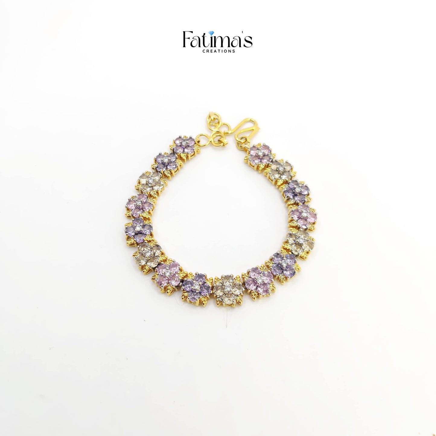 Royal Charm Bracelet – Gold Plated & Adjustable