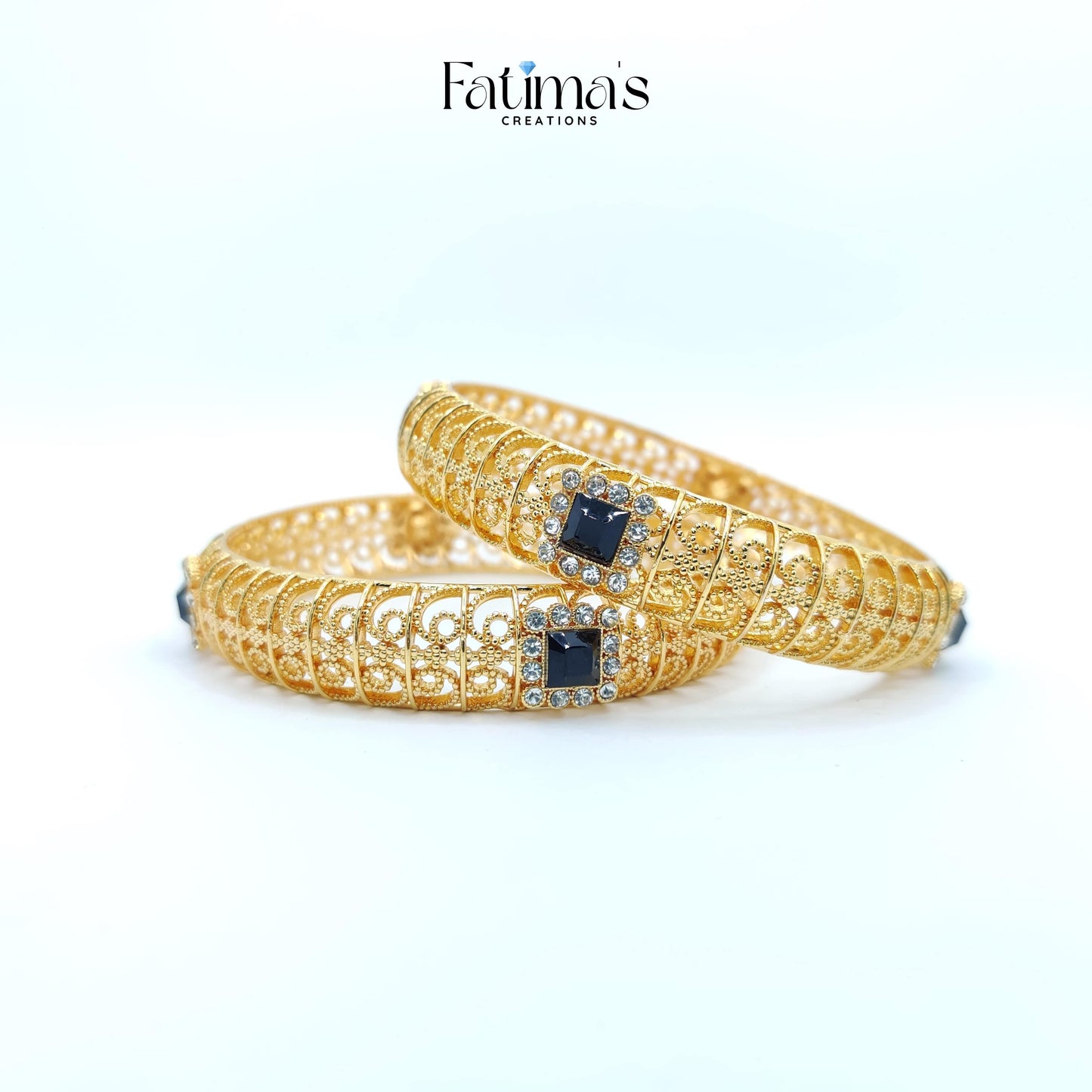 Serene Shine Gold Plated Karray – Traditional Red Stone Bangles for Wedding & Festive Wear | Handmade Pakistani Jewelry