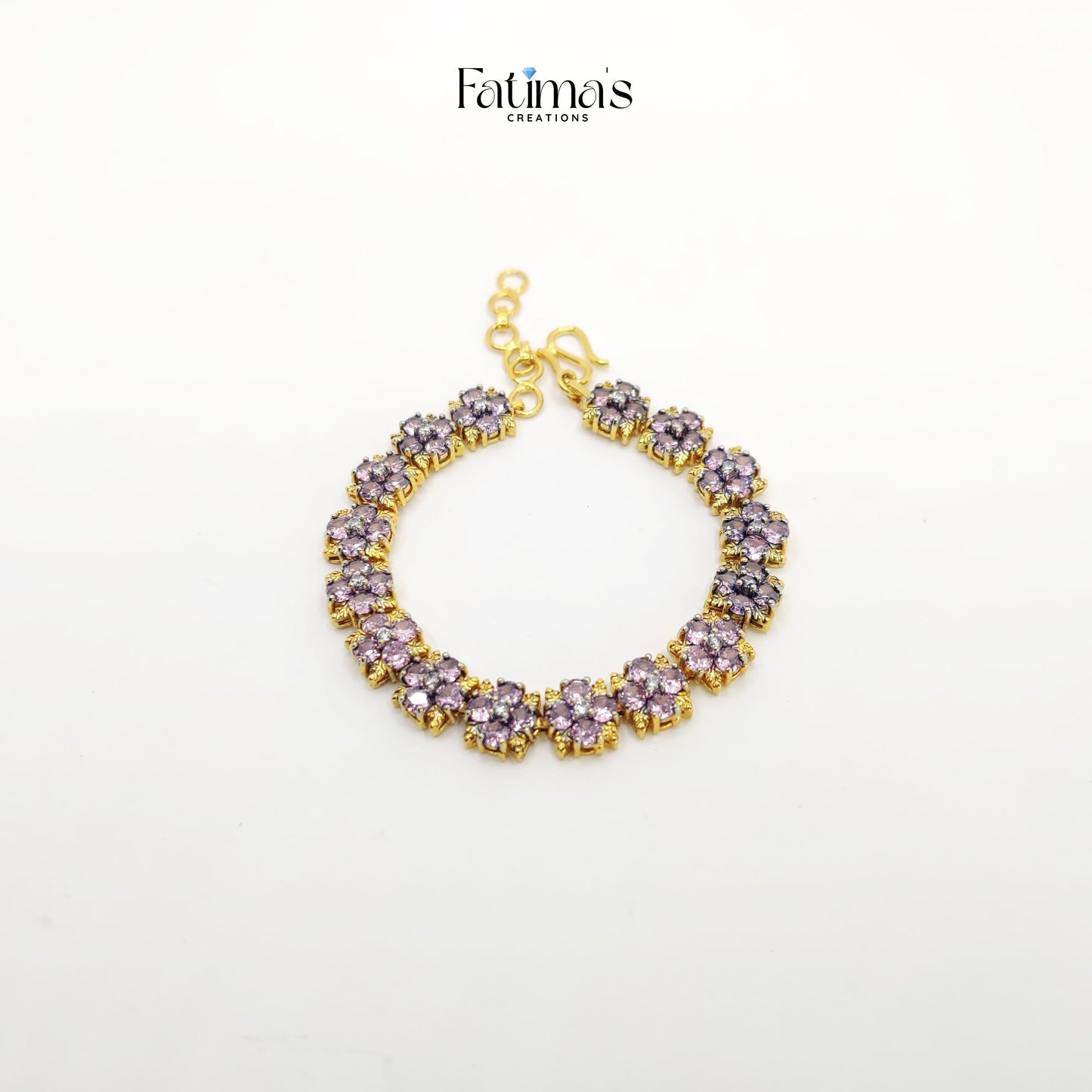 Royal Charm Bracelet – Gold Plated & Adjustable