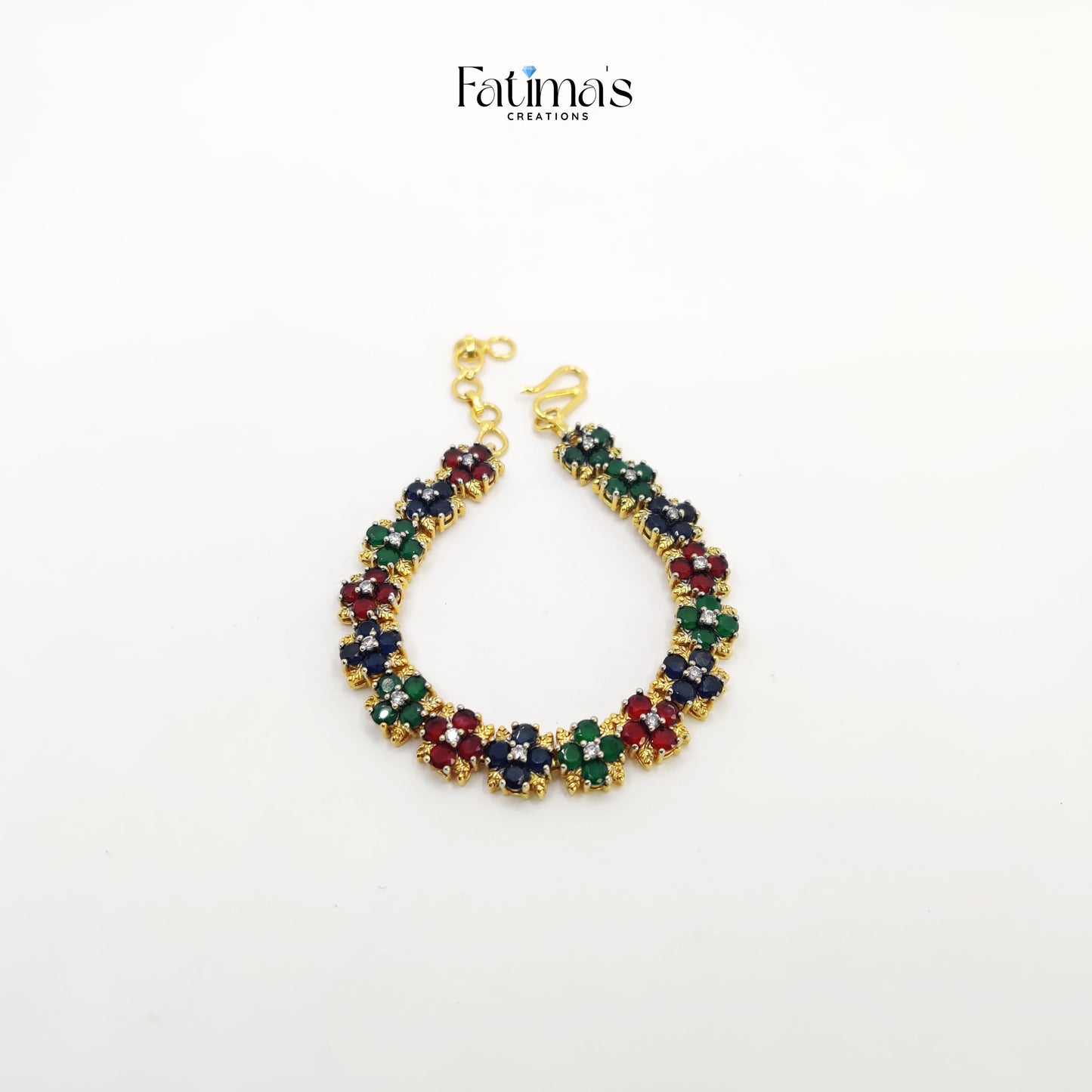 Royal Charm Bracelet – Gold Plated & Adjustable