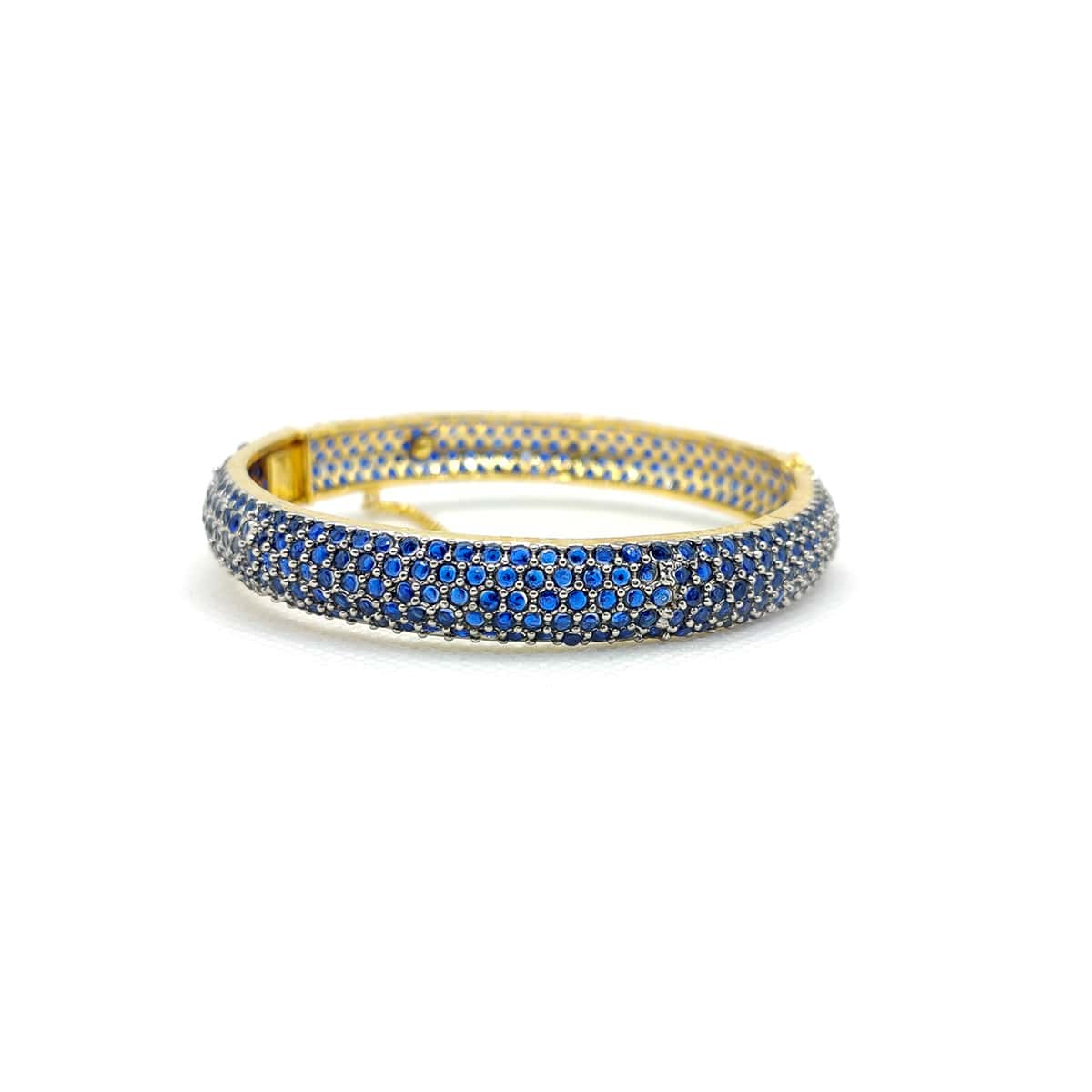 Royal Radiance Stone Karra – Premium Multi-Color Bangle for Festive &amp; Bridal Wear